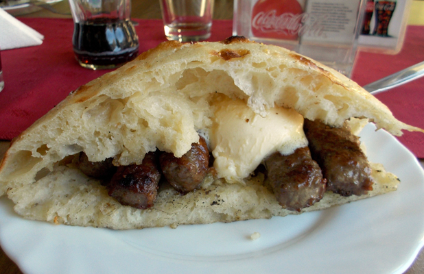 Ćevapi is the national dish of Bosnia and Herzegovina, with ingredients varying from town to town. Photo credit: Lisa Peterson