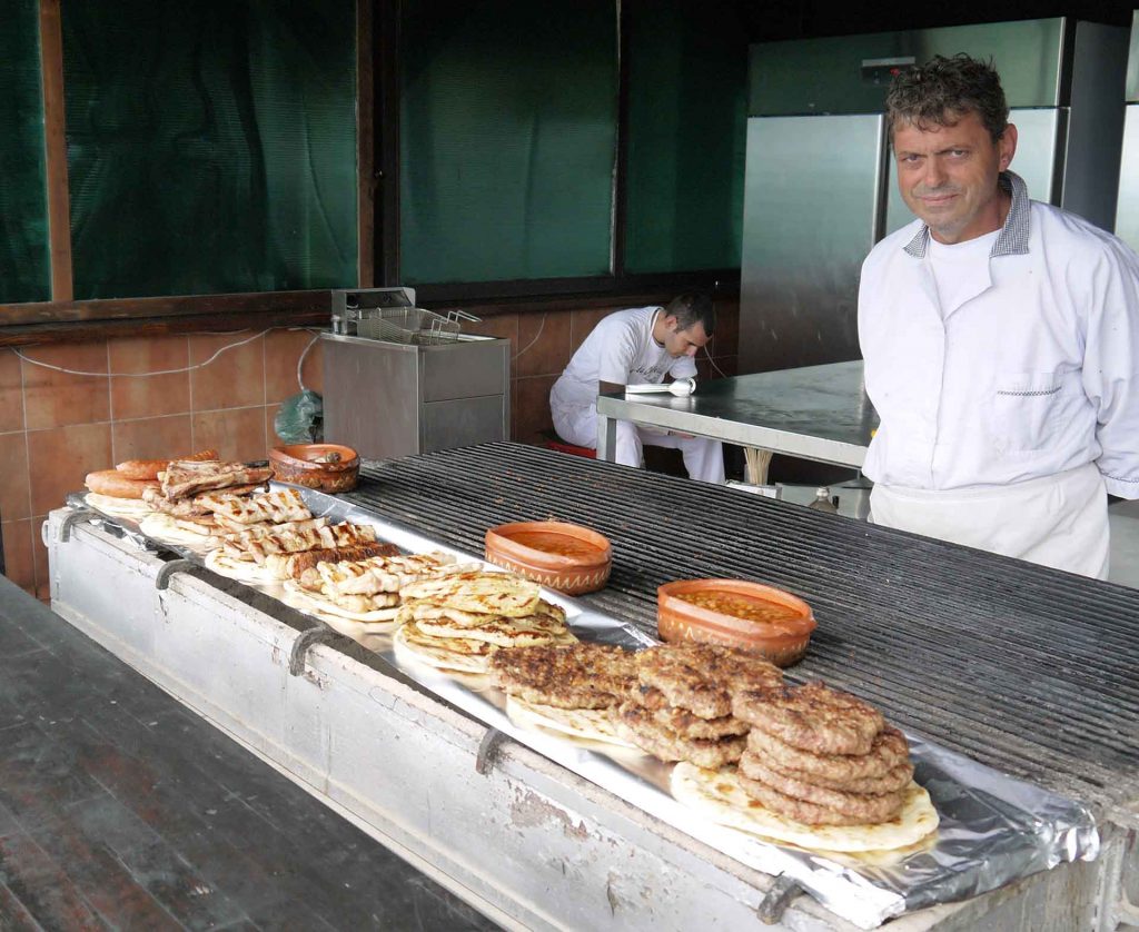 Local food in Ohrid, North Macedonia. Photo credit: Martin Klimenta