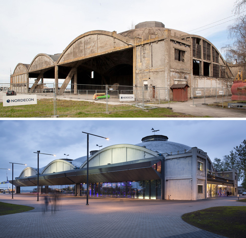 From derelict building to cutting-edge museum. Photo credit: Seaplane Harbor Museum