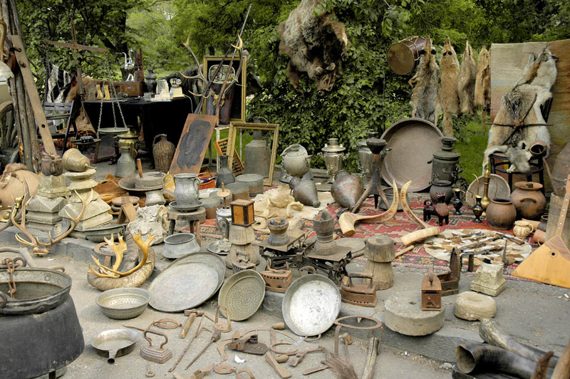 Goods for sale at Dry Bridge Market in Tbilisi, Georgia. Photo credit: Ana Filonov