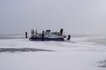 The hovercraft allows for easy access to Lake Baikal's most remote regions. Photo credit: Douglas Grimes
