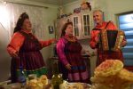 Dinner and music in an Old Believer's home. Photo credit: Douglas Grimes