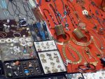 Adornments from around the world at Dry Bridge Market in Tbilisi, Georgia. Photo credit: Mariana Noble