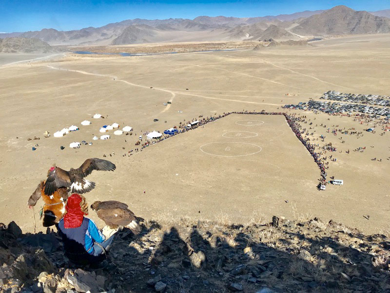 Mongolia’s Golden Eagle Festival. Photo: Michel Behar