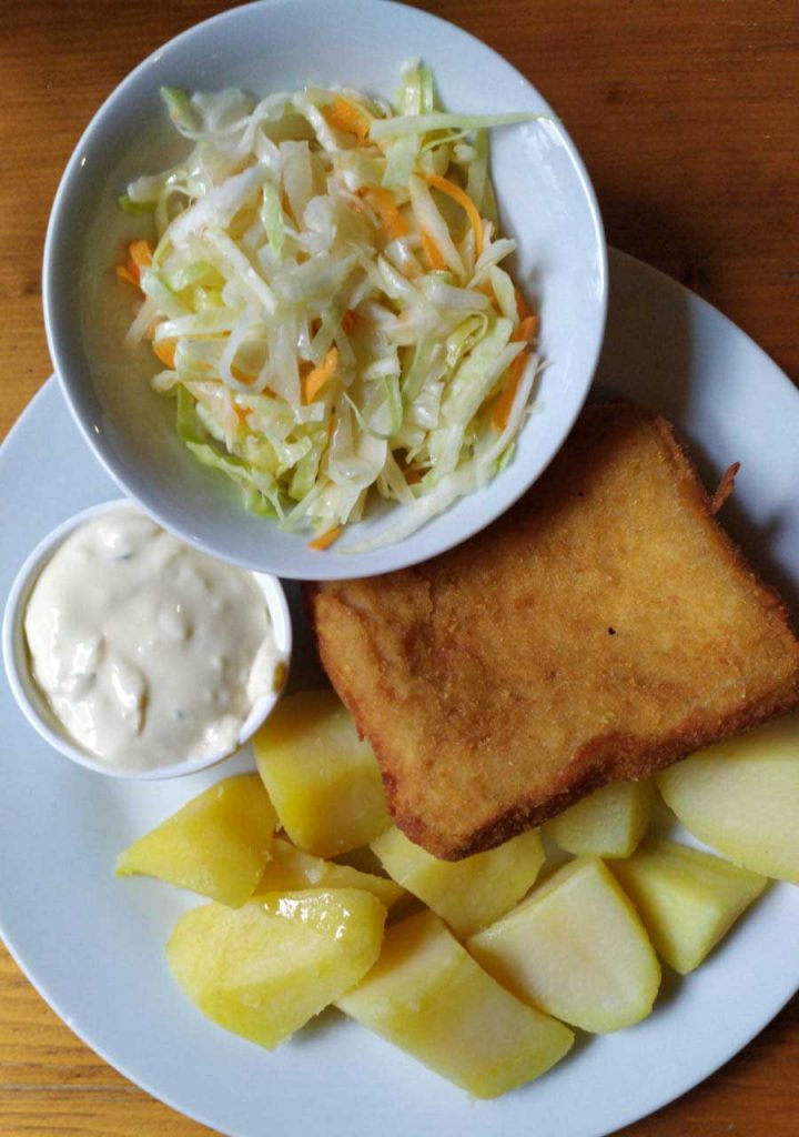 Fried cheese, Martin's favorite dish (Czech Republic). Photo credit: Martin Klimenta