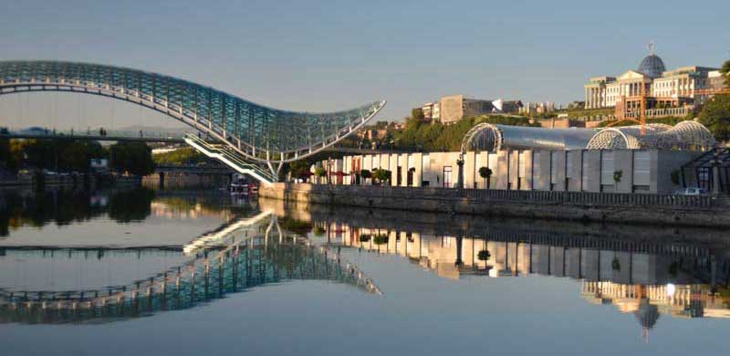 Bridge of Peace in Tbilisi, Georgia. Photo credit: Peter Guttman