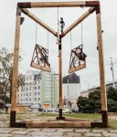 Bell of Freedom, part of the Sculpture Quadrennial Riga, Latvia. Photo credit: Lauris Aizupietis