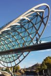 Bridge of Peace in Tbilisi, Georgia.