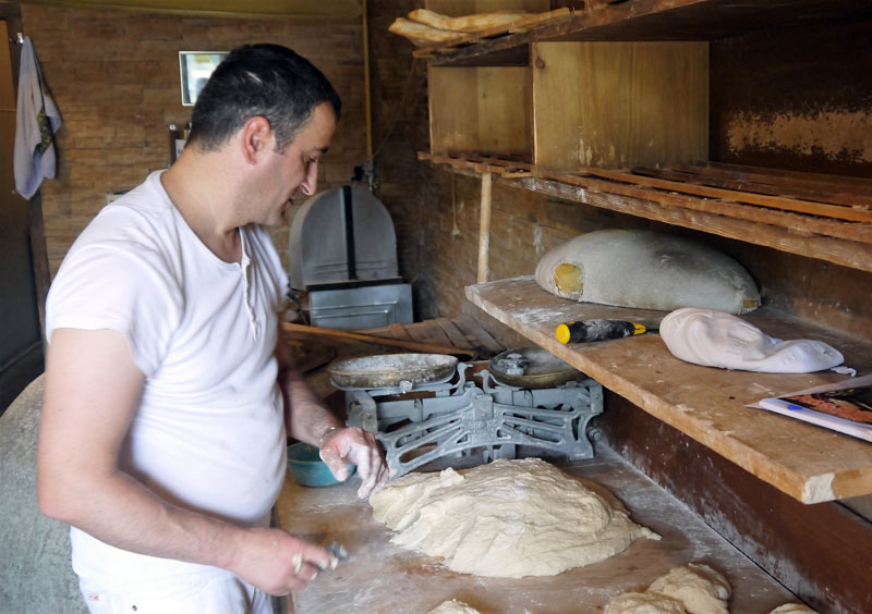Georgian baker making bread Tbilisi, Georgia. Photo credit: Martin Klimenta