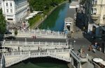Ljubljana's famous Triple Bridge, Slovenia. Photo credit: Dunja Wedam / www.slovenia.info