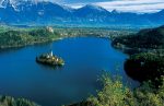 Bled Island in the middle of Lake Bled, Slovenia. Photo credit: J. Skok / www.slovenia.info