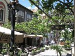 Streetside cafe in Tbilisi, Georgia