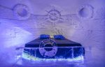 Ice and snow sculptures inside each room of the Snow Hotel. Photo credit: Kirkenes Snow Hotel / Nevra Pictures