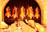 Roasting Peking ducks, Beijing, China. Photo credit: Lifeng Liu