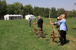 An archery class at a park in Kazakhstan. Photo credit: Igor Strebkov