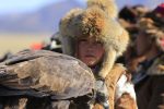 Eagle huntress, Mongolia. Photo credit: Buyandelger Ganbaatar