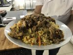 Kazakh plov served in Nur-Sultan, Kazakhstan. Photo credit: Jessica Clark