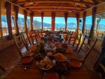 Outside dining at the Kemin Guesthouse, Chon Kemin, Kyrgyzstan. Photo credit: Azis Isabekov