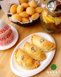Samsa at Navat Restaurant, Bishkek, Kyrgyzstan. Photo credit: Navat Restaurant