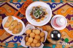 Kyrgyz delicacies at Navat Restaurant, Bishkek, Kyrgyzstan. Photo credit: Navat Restaurant