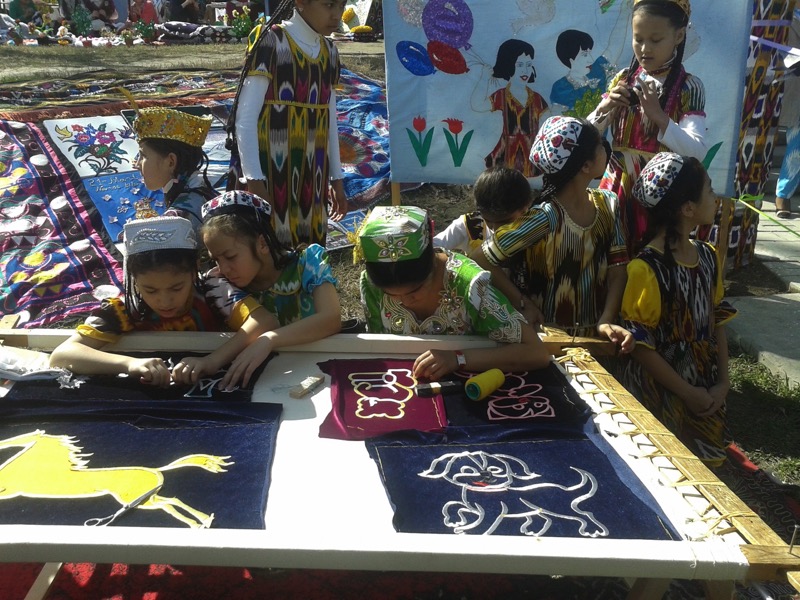 Navruz preparations are a multi-generational affair. Photo credit: Regina Mnatsakanian