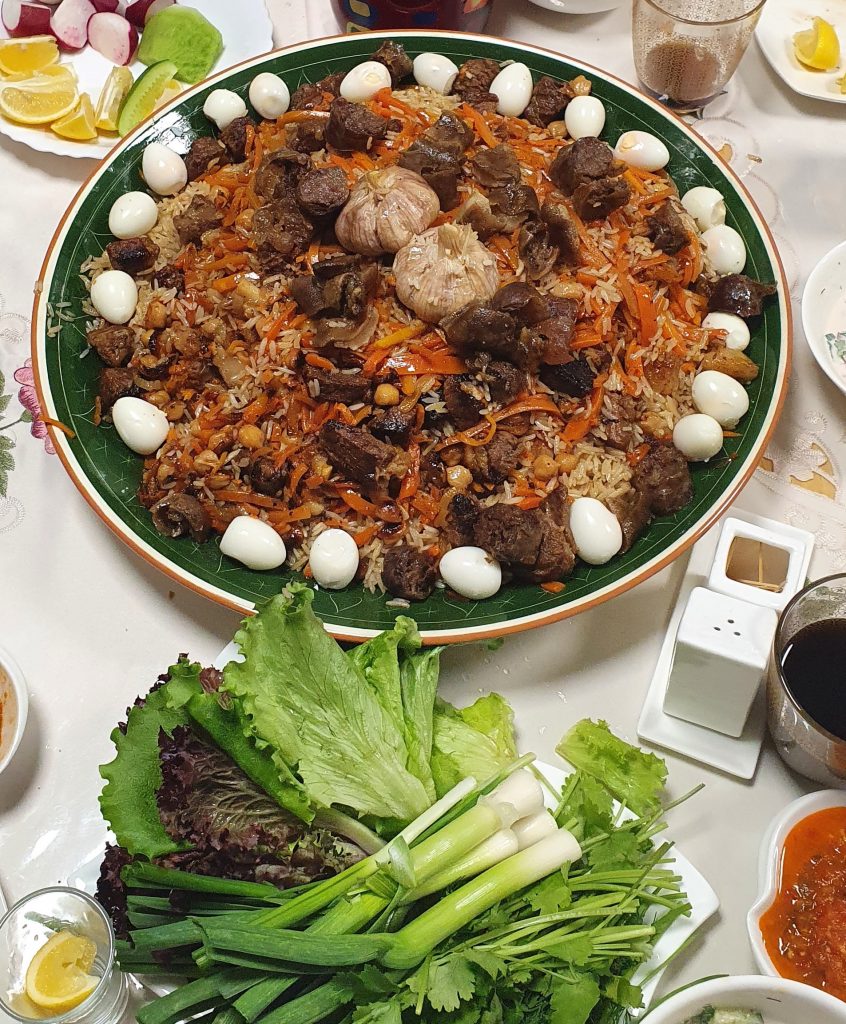 Traditional Tajik plov. Photo credit: Dilshod Karimov