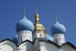 The domes of Novodevichy Convent in Moscow, Russia. Photo credit: Joanna Millick