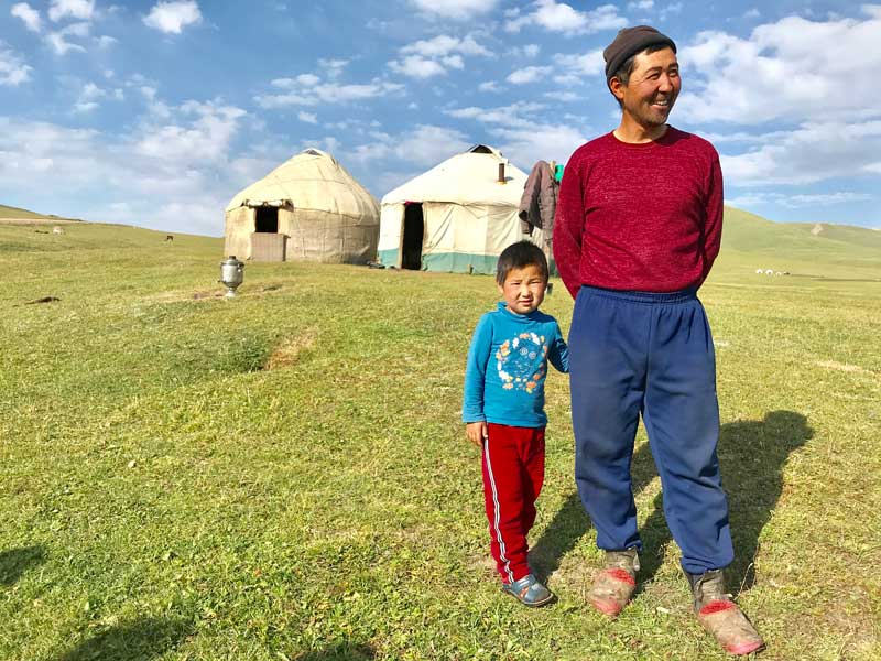 Happy villagers. Photo credit: Michel Behar