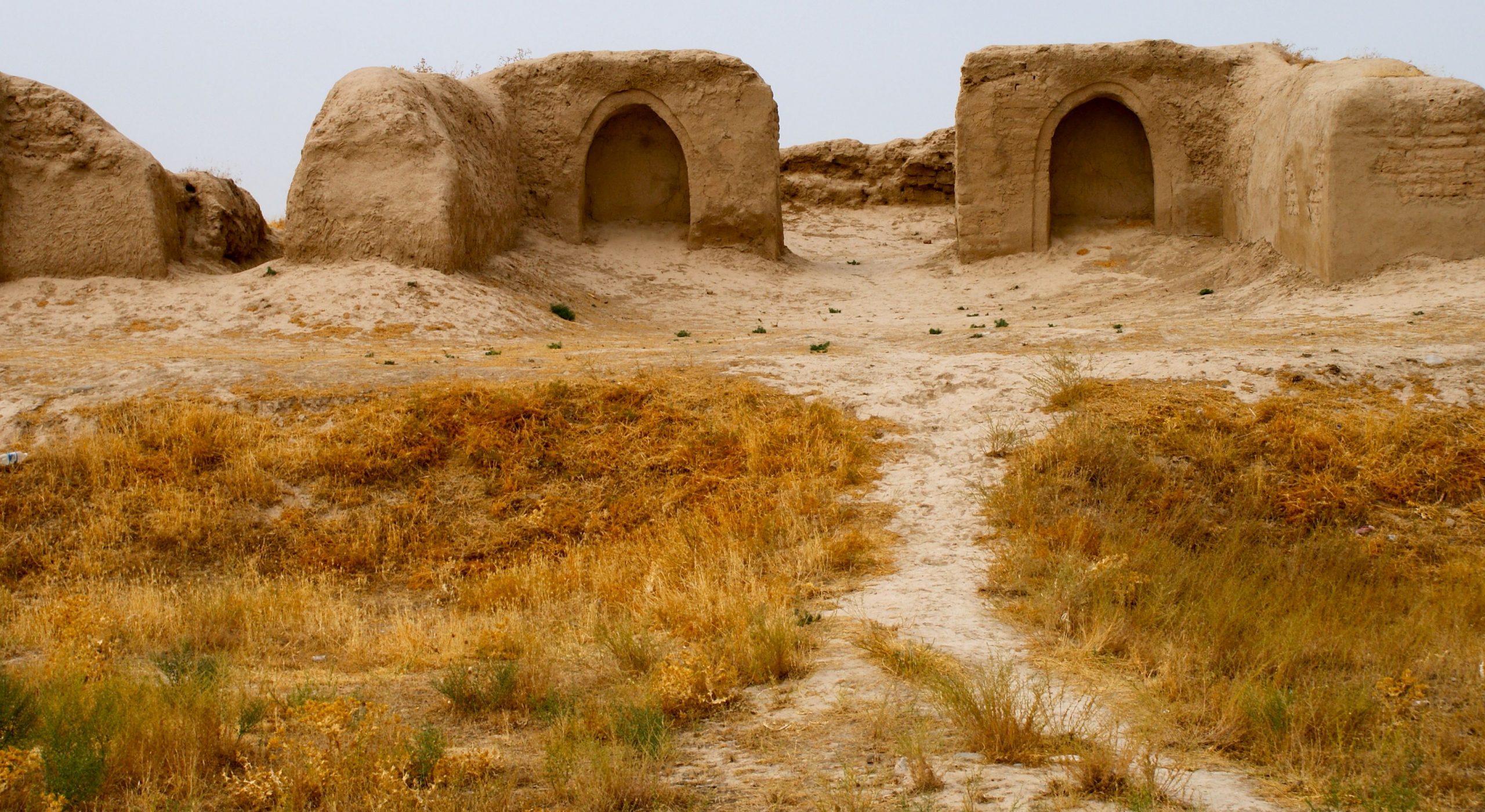 Zoroastrian ruins at Penjikent, Tajikistan. Photo credit: Caroline Eden