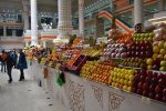 Fruit on display at Dushanbe's largest market. Photo credit: Dilshod Karimov