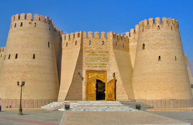 Khujand’s Historical Museum of Sogdiana houses artifacts and exhibits from Tajik history. Photo credit: Dilshod Karimov