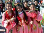 Young girls dress in their best outfits for the springtime Navruz celebration. Photo credit: Regina Mnatsakanian