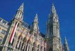 The towering spires of Vienna’s 19th-century town hall, the Rathaus. Photo credit: Österreich Werbung / Wiesenhofer
