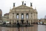 Outside the Lviv Opera House. Photo credit: Mariana Noble