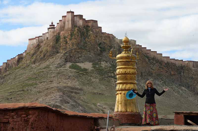Gyantse Fortress from Pelkhor Chode Monastery, Tibet. Photo credit: Phil Kidd