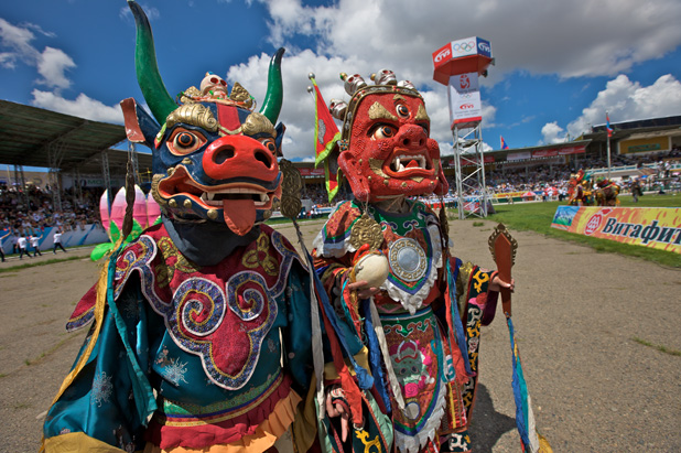 Dressing up for opening ceremonies at Mongolia’s Naadam Festival. Photo credit: Helge Pedersen