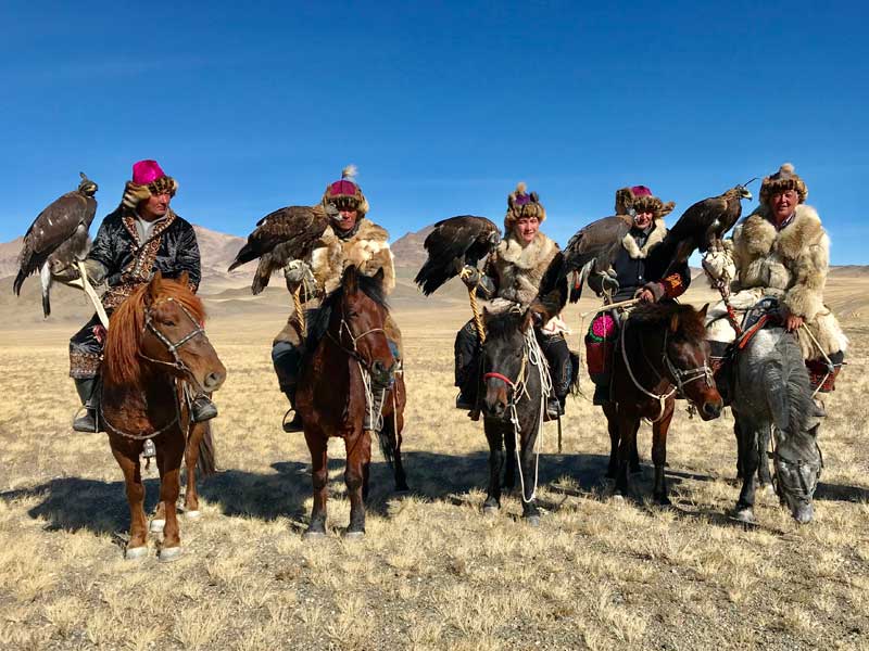 The Golden Eagle festival in Ulgii, Mongolia. Photo: Michel Behar