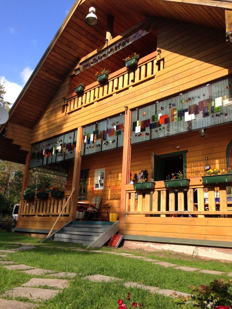 Katya's lovely wooden dacha in Komarovo. Photo credit: Katya Boyarskaya