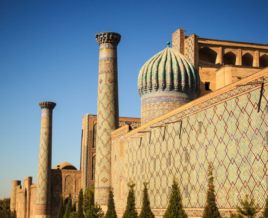 Architectural wonders in Samarkand, Uzbekistan. Photo credit: Lindsay Fincher