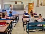 Local school in Valbone. Photo credit: Michel Behar
