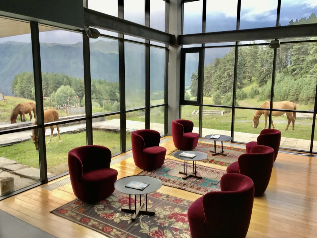 Hotel in Tusheti (Georgia, South Caucasus). Photo credit: Michel Behar