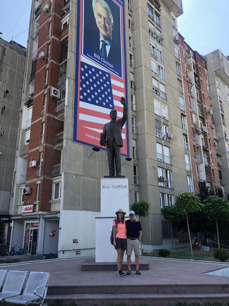 Natalie Hesse and her husband Kurt in Kosovo. Photo credit: Natalie Hesse