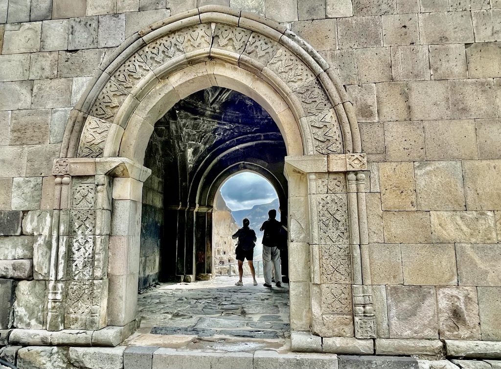 Exploring the Vardzia Cave Monastery (Georgia, South Caucasus). Photo credit: Michel Behar