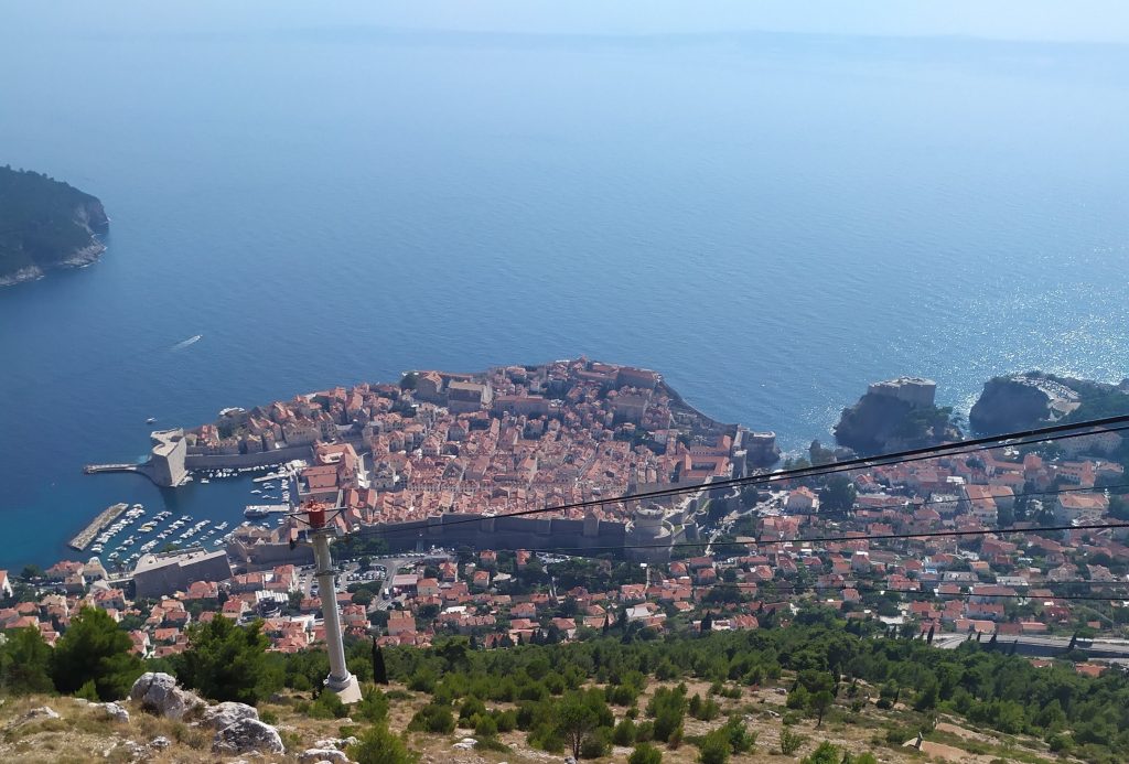 View of Dubrovnik from a hilltop. Photo credit: Martin Klimenta