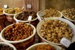 Dried fruit and nuts at a bazaar in Iran. Photo credit: Ann Schneider