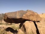 Jebel Ikmah inscriptions near the ancient ruins of Dadan, Saudi Arabia. Photo credit: Annie Lucas