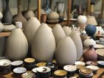 Ceramics in Tashkent, Uzbekistan.