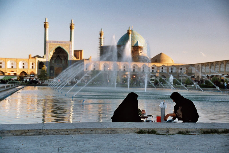 Maidan-e Nagsh-e Jahan, also known as Imam Square, in the center of Isfahan, is one of the largest urban squares in the world. Photo credit: Martin Klimenta