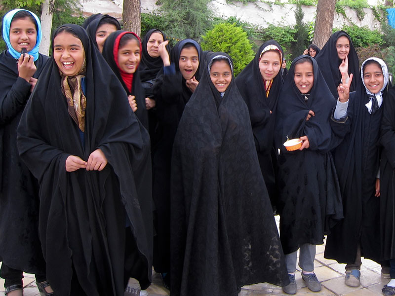 Tehrani girls. Photo credit: Ann Schneider