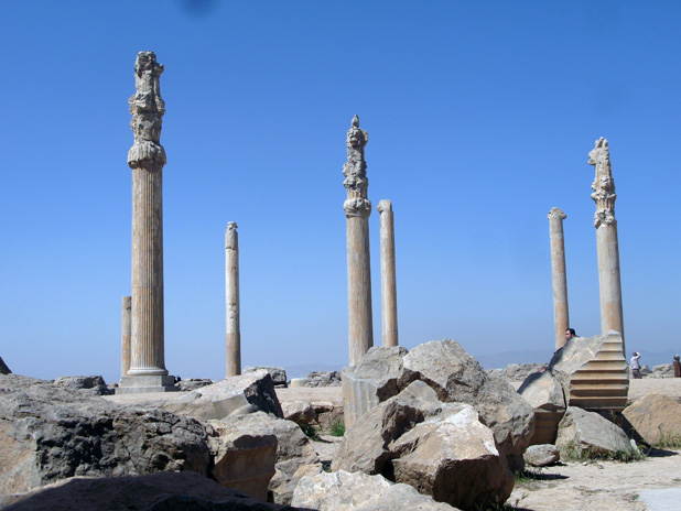 Vast ruins of ancient Persepolis in Iran. Photo credit: Devin Connolly